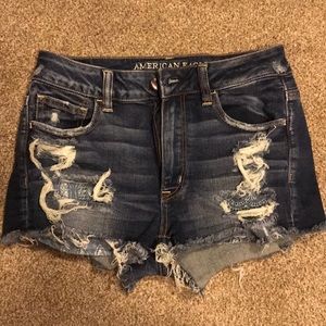 American Eagle jean shorts super stretch